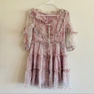 pretty purple/pink mini dress